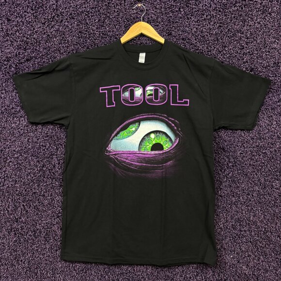 Tool Aenima CD Back Cover Eye Groove Metal Band T-Shirt L - Picture 1 of 4